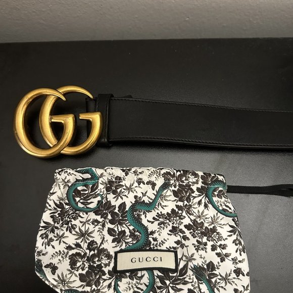 Gucci GG Marmount Leather Belt main image 7